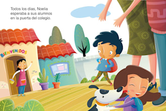 design illustrations for children books and stories