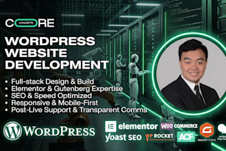 build a blazing fast wordpress website for your business
