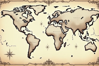 make any style map sketch for you