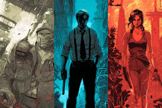 do comic cover arts for your stories