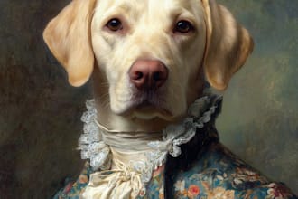 a portrait for your pet, any animal
