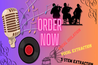 isolate, extract vocals with best method for instrumental