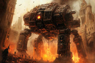 make your favorite warhammer 40k character art illustration