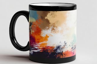 do coffee mug design, custom mug design