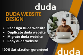 create website for your business using duda website builder