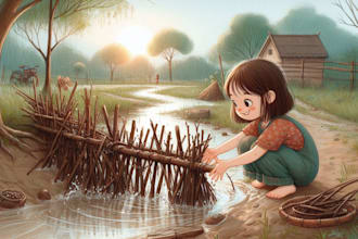 children book illustrations with heartfelt detail
