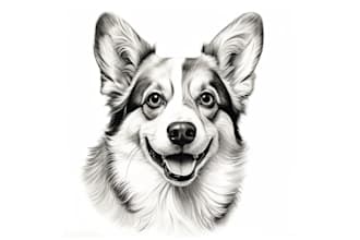 create stunning vector line art of your pet within 24 hours