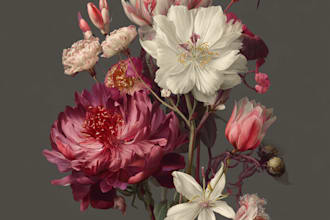craft a beautiful botanical or floral illustration