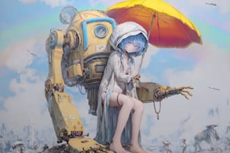 draw anime art character design illlustration, fanart, pfp, manga, vtuber art