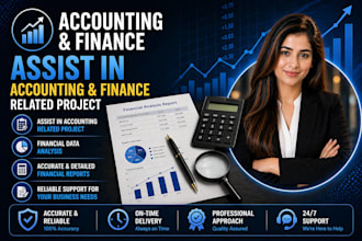 assist in accounting and finance related project