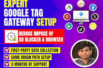 setup google tag gateway, first party data tracking for gogle tags