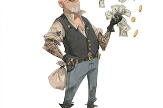 draw character design for five dollar