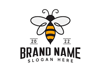 design a proffesional bee logo