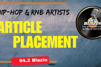 write and publish a rap and rnb song review article