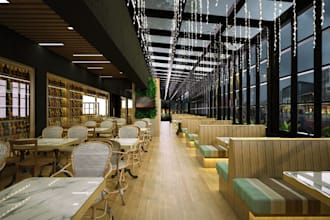 rebrand 3d liquor cafe,drinkery,hangout rendering,3d restaurant,spa lounge,store