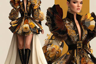create factory support fashion tech pack designs