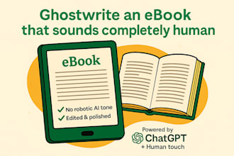 ghostwrite an ebook using chatgpt that sounds completely human