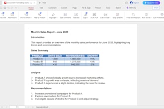 format academic and business documents