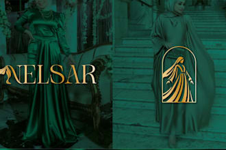 create hijab logo design for your brand