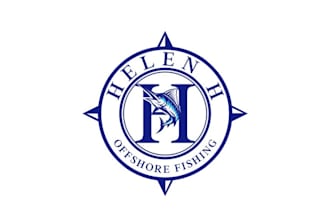design high resolution new fishing company logo