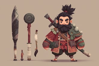 do unique 2d game characters, animations, and nfts