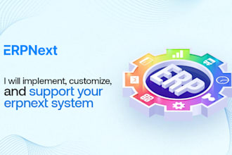 implement, customize, and support your erpnext system