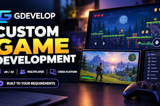 a custom 2d 3d multiplayer game for you