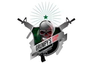 design premium necessary logo for grumpys outdoor supply