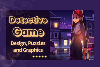 create an immersive detective story game