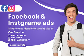 setup and manage your facebook and instagram ads meta fb, instagram ads campaign