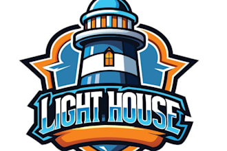 create fantastic lighthouse logo design with unlimited revision