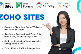 zoho forms, sign, survey, zoho sites expert