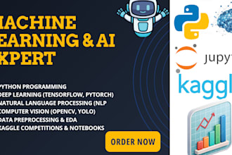 do machine learning deep learning nlp and kaggle projects in python