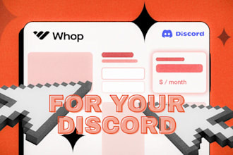 integrate whop subscription for your discord server