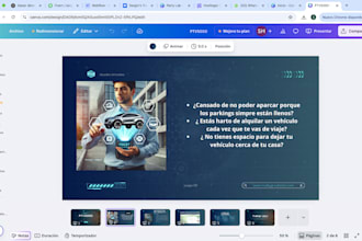 presentation desing in canva