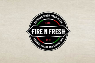 design new pizza concept restaurant chain logo