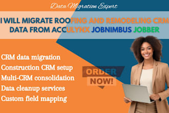 migrate roofing and remodeling CRM data from acculynx jobnimbus jobber