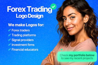 design forex, crypto and trading logo for your business
