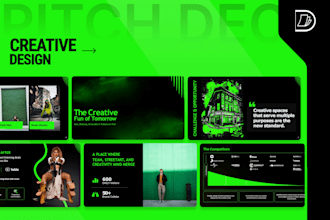 do stunning powerpoint presentation design and investor pitch deck