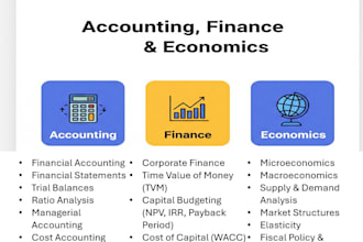 do accounting, finance, and economics