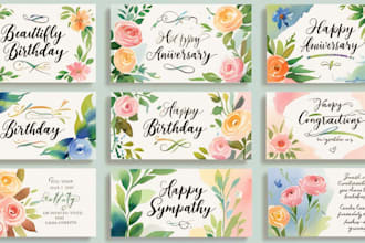 create beautifully handwritten cards for any occasion