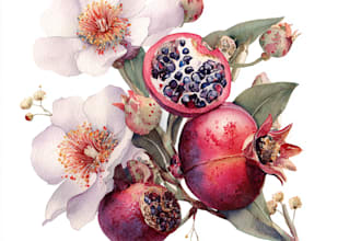 create digital drawings of botanical, animals and birds