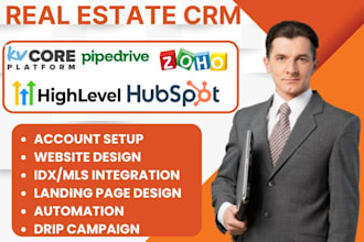 setup gohighlevel kvcore bitrix24 idx integration pipedrive automation zoho crm