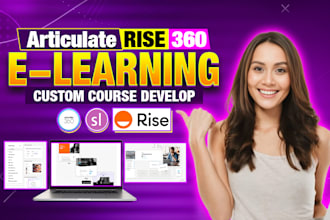 develop custom elearning courses with articulate rise 360