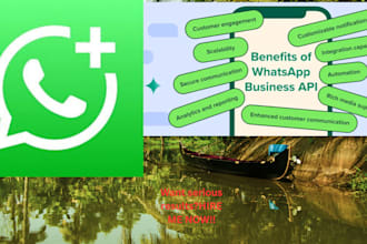 set up whatsapp business API and build a custom chatbot