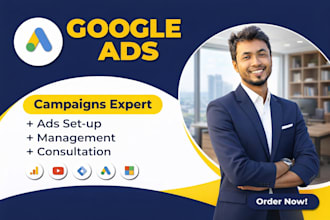 setup and manage google ads adwords PPC campaigns