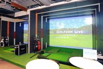 redesign training area,golf simulator,sport interior center,fitness center revit