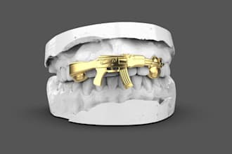 craft 3d grillz and teeth jewelry design for your style