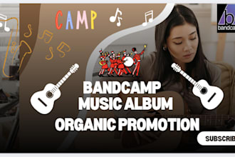 organically promote your bandcamp music album or single