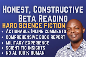 betaread your hard science fiction story